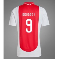 Ajax Brian Brobbey #9 Hjemmebanetrøje 2024-25 Kortærmet